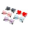 Sunglasses, Personalized Diy Diamond-Encrusted Glasses, Love Pearl Sunglasses For Women