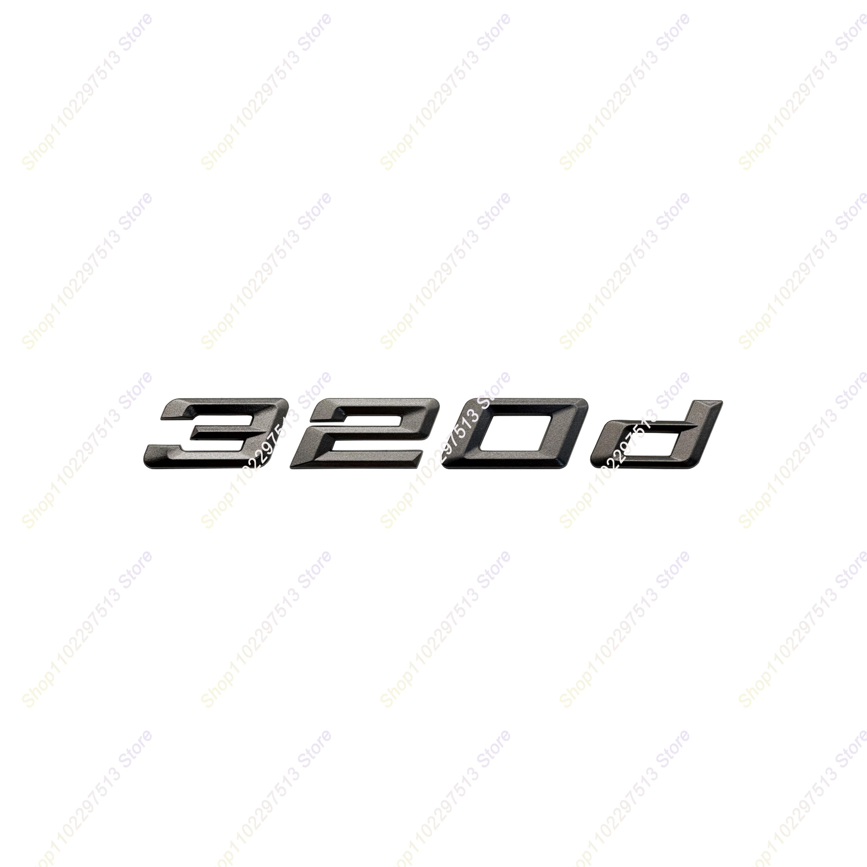 

Gunmetal Gray Car Trunk Letters Logo Badge Emblem Sticker for BMW 3 Series F30 F31 F34 G20 316d 318d 320d 325d 328d 340d 345d Gunmetal Gray