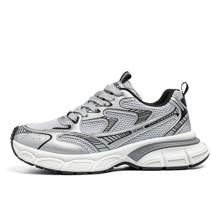 Sneakers Spring and Autumn Mesh Breathable Teen Platform Daddy Shoes New Casual Running Shoes