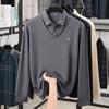 Designer Original Herren Poloshirt Kariertes Revers Fake Two-Piece Herbst Neues Print Langarm T-Shirt Business Casual Herrenmode