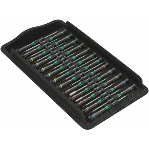 Wera 05134000001 | Kraftform Micro Big Pack 1 Screwdriver Set, 25 Pieces for Precision Machinery Work [Officially Imported from Japan]