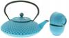 IMBRZK 1.25 CAST IRON KETTLE SET 2x CUPS STAND INFUSER + STRAINER