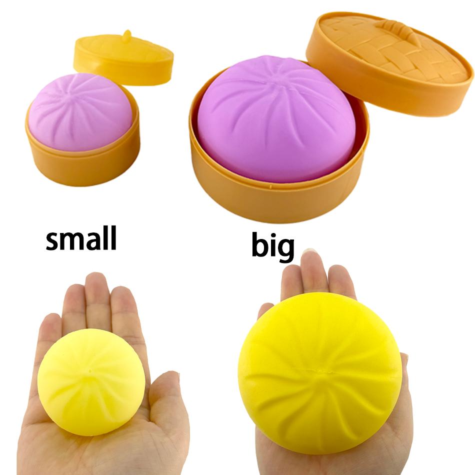 Kawaii Squeeze Toys Dumpling Mystery Box: Random Color Cute Expression Squishy Toy, Maltose Texture Slow Rising Stress Ball Gift