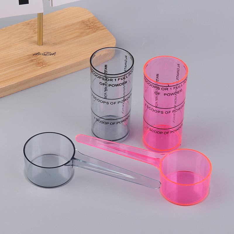 Plastic Dental Alginate Measuring Spoon Liquid Oral Impression Material Mixing Cup Scoop for Dental Lab Powder Surveying Tool