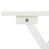 Bistro Table White 46 X 46 X 47 Cm Solid Acacia Wood