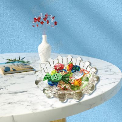 Statuine di caramelle di vetro dai colori vivaci per soggiorno camera da letto per decorazione