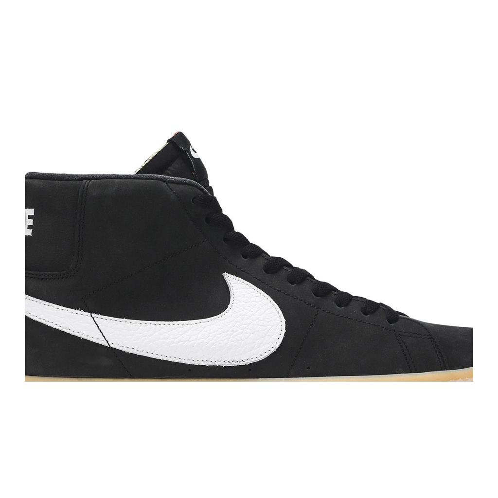 Nike Blazer Mid SB 'Orange Label' (Unisex) Black / White-Light Brown Gum Skate Shoes CD2569 018