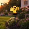 Solar Garden Lights Dusk To Dawn Halloween Pumpkin Light Ghost Pathway Yard Stake Long Lasting Lighting Lamp Waterproof Outdoor Decor Light