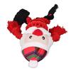 Dog Christmas Toys Funny Interactive Educational Holiday Theme Cute Dog Chew Bite Squeaky Toys for