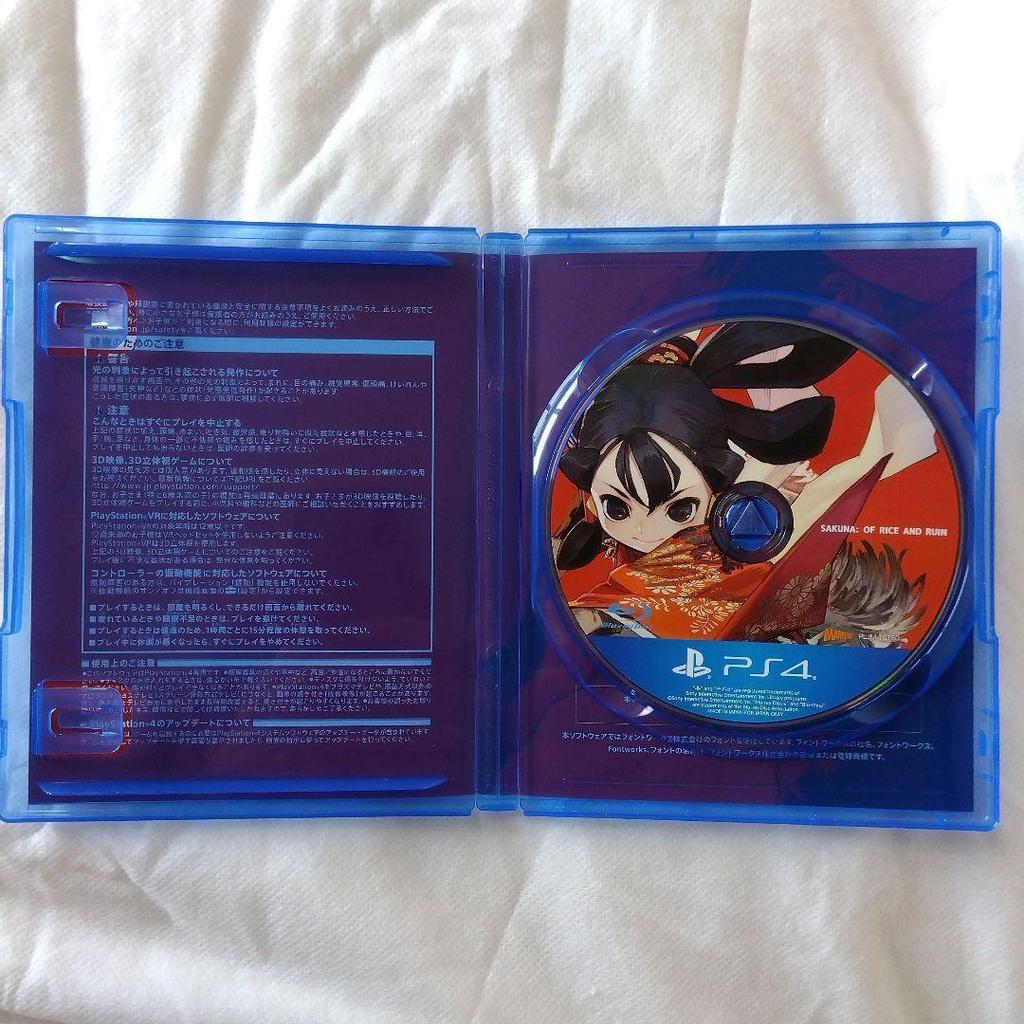[USED] Anonymous Shipping PS4 Sakuna: Of Rice and Ruin First Limited Edition Action RPG Free Shipping