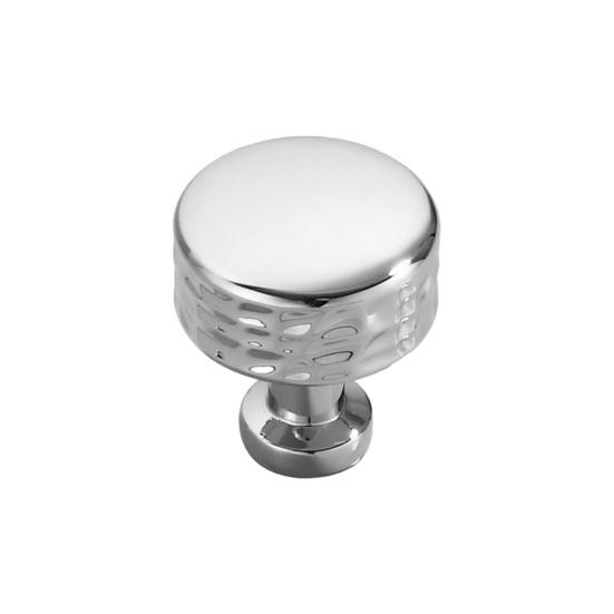 Door Knobs Polished Chrome Finish Zinc Alloy Interior Door Handle Decorative Non-Latching Drawers Cabinets Handle