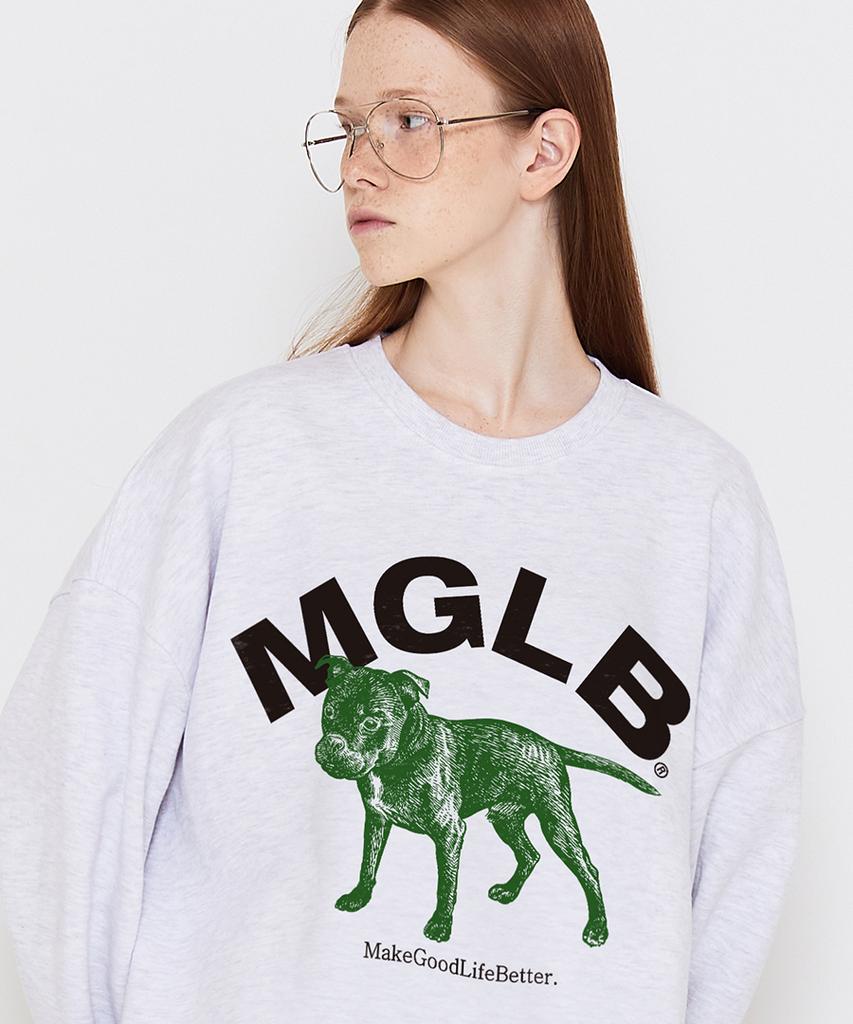 MATCHGLOBE Puppy Sweatshirt (Light Melange)