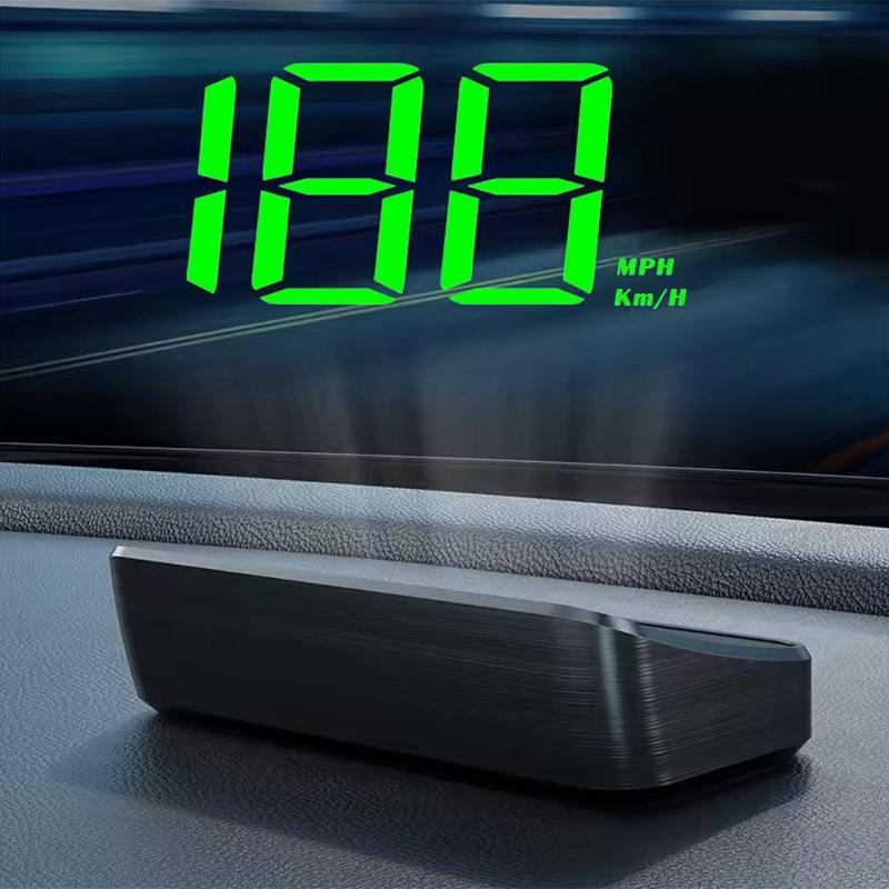 

Универсальный автомобильный цифровой спидометр проекционный дисплей HUD GPS автомобильный измеритель адаптивная регулировка яркости точное измерение скорости