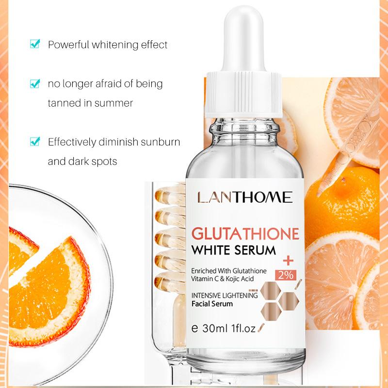 Glutathione Brightening Serum – Dark Spot Corrector & Skin Illuminator, Hydrating Face Essence for Dull Skin Less