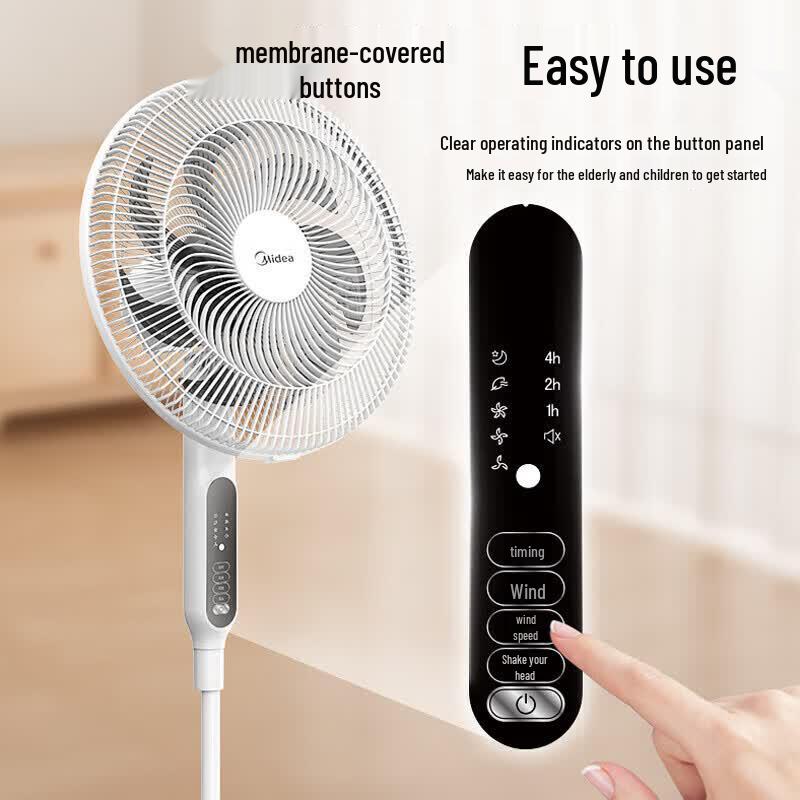 Midea SAC35BR Pedestal Fan CN plug (adapter included)