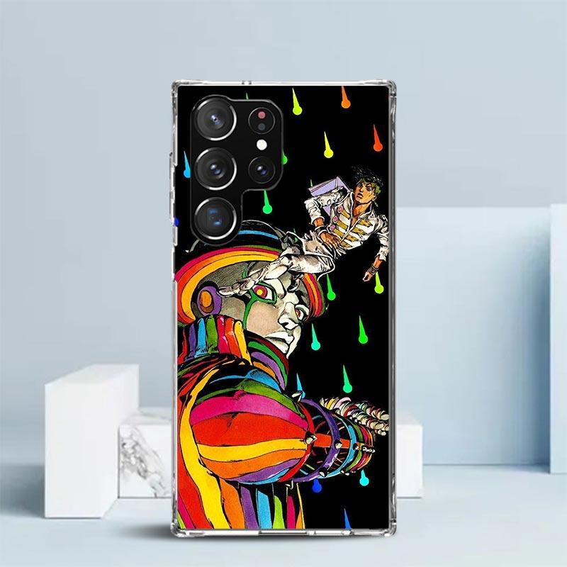 JoJo Adventure Rohan Kishibe Soft Cover for Samsung Galaxy S25 Edge S26 S24 S23 Ultra Phone Case S22 S21 Plus S20 FE Print Patte