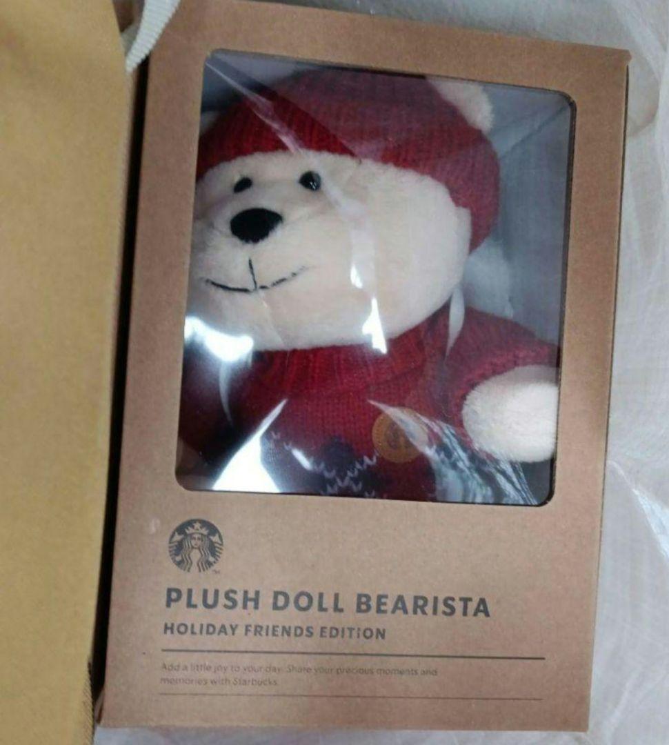 

[Б/У] Рождественский MD Starbucks Корея мягкая игрушка медведь