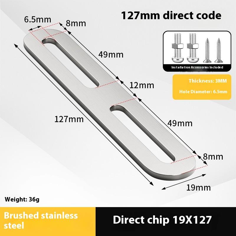 2 Stück Edelstahl Verstellbarer 90-Grad-Winkel L-Form, Eckwinkel, Mehrere Größen Geeignet für Schränke Möbel