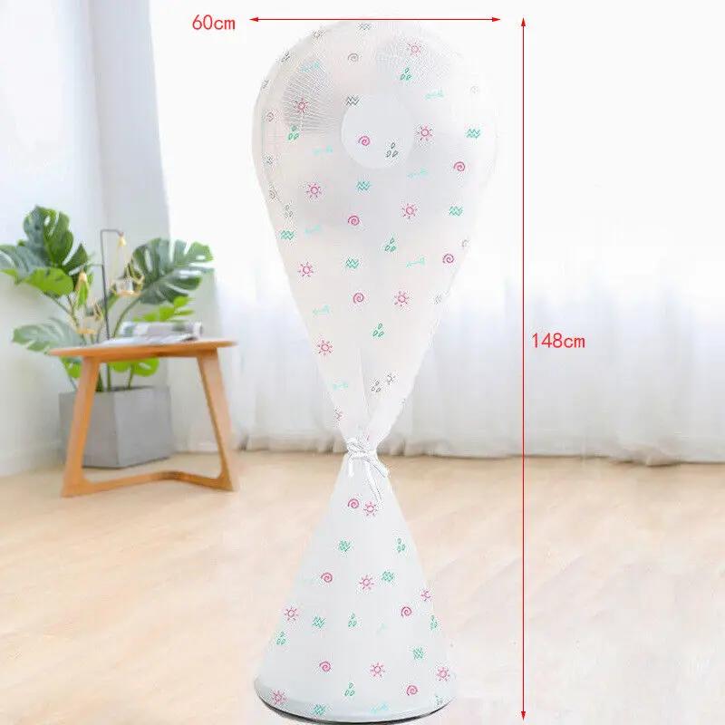 2pcs Waterproof Floor Fan Cover Home Decor Dust-proof Protective Electric Fan Cover Reusable Stand Fan Protective Covers