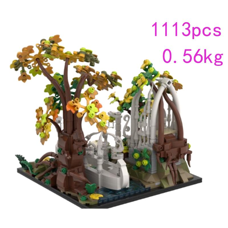 Spot MOC-230249 225130 DIY Small Particle Assembly Building Blocks Puzzle Toy Model Gift Set Ornament