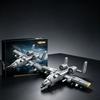 677 Teile Bausteine Spielzeug A-10 Düsenjäger Flugzeugmodell Montagebausteine Pädagogische Spielzeugsets Schreibtischdekoration Geschenke