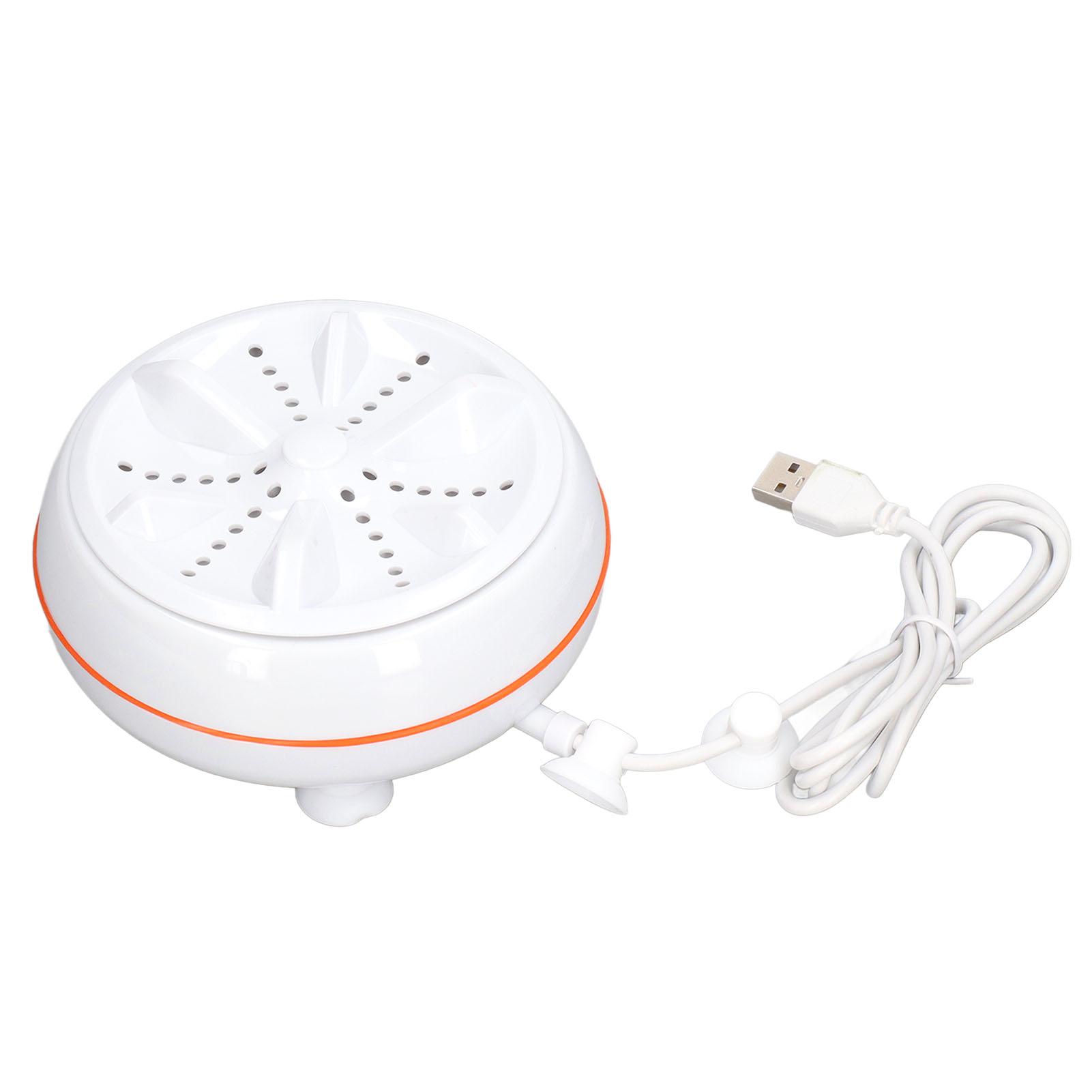 

27W Mini Ultrasonic Washer USB 50 Seconds Reverse Clean Circle 30mins Self Power Off Turbine Wash Machine for Home