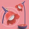 Flower Shape Lampshade Desk Lamp with 3-Level Color Temperature Touch Switch LED Soft Light Eye Protection 360 Degree Adjustable USB Powered Reading