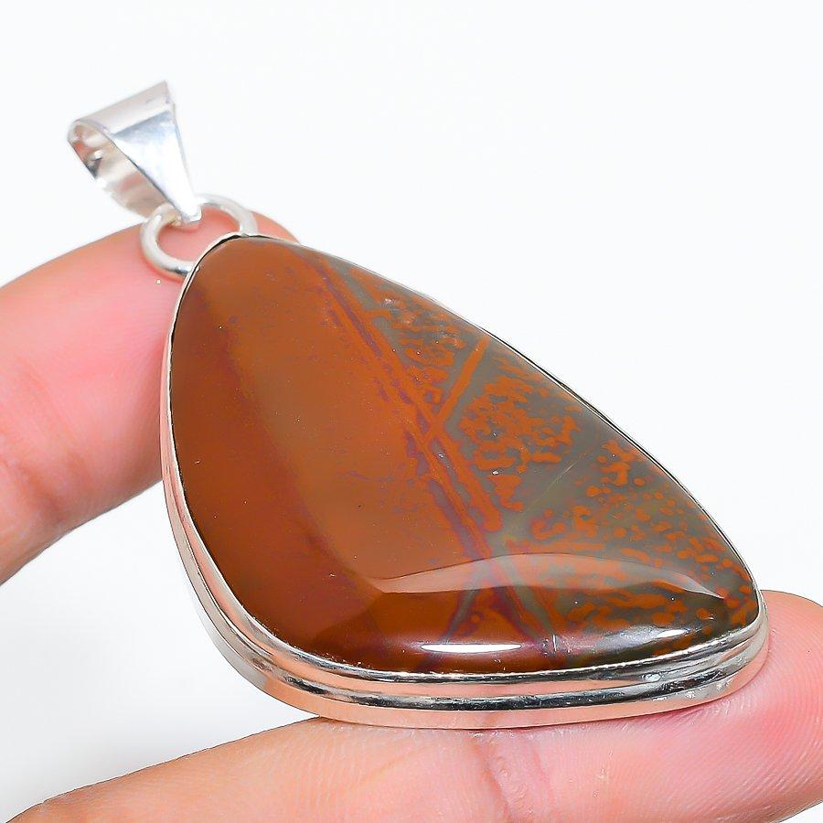 

Polygram Jasper Gemstone Handmade Ethnic Jewelry Pendant 2.60 VM-1507