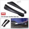 1 Pair Car Rear Bumper Lip Trim Protector Car Side Skirt Cover Car Corner Bumper Guards With Screws Universal Fit