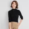 Yangtze Yarn Women's Slim Fit Half-High Neck Wool Sweater - Spring/Autumn Style Pullover