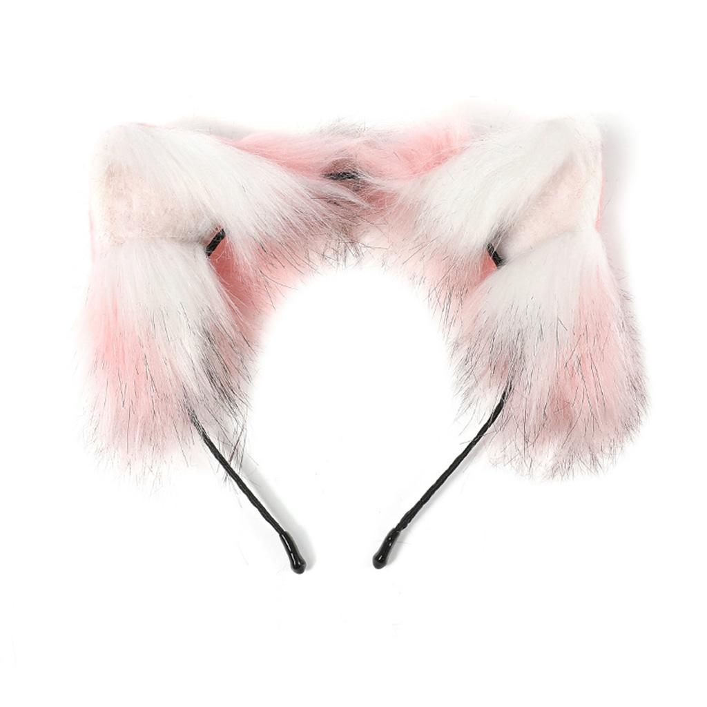 Handmade Plush Headwear Animal Ears Headband Halloween Cosplay Party Supplies