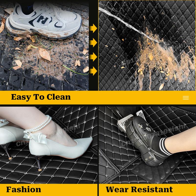 Car Floor Mats For BMW X3 MK3 G01 2017 2018      Foot Pads Automobile Carpet Cover Interior Accessories