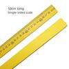 50cm/1m Wooden Meter Stick Ruler, Sewing Measuring Tool, 100cm Dual-Sided Inch/Centimeter Ruler