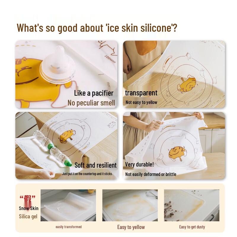 Shiba Inu Large Food-Grade Silicone Kneading Mat