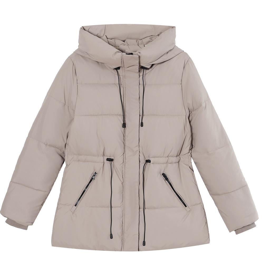 Winter new hooded cotton-padded clothes versatile fashion loose foreign style cotton-padded jacket simple women's coat