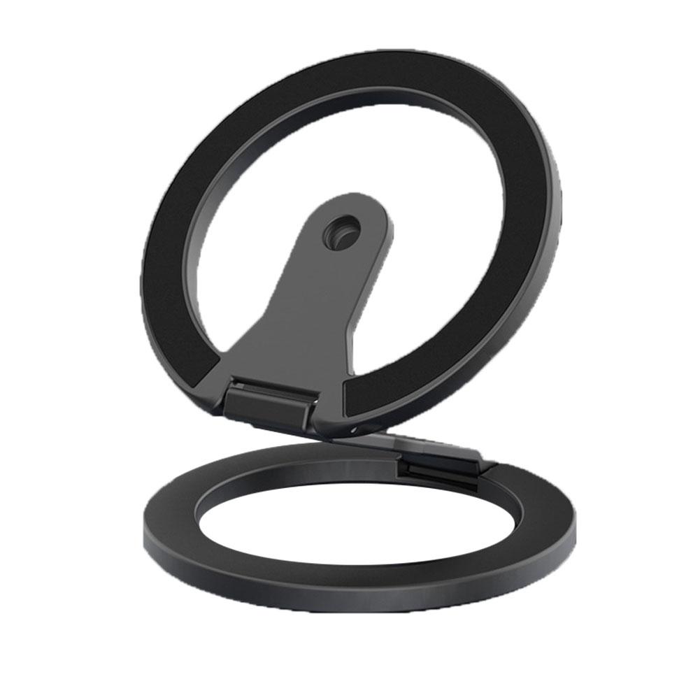 Double Sided Magnetic Phone Holder For MagSafe Portable Folding Magnet Ring Stand Universal Cellphones Stand Accessories