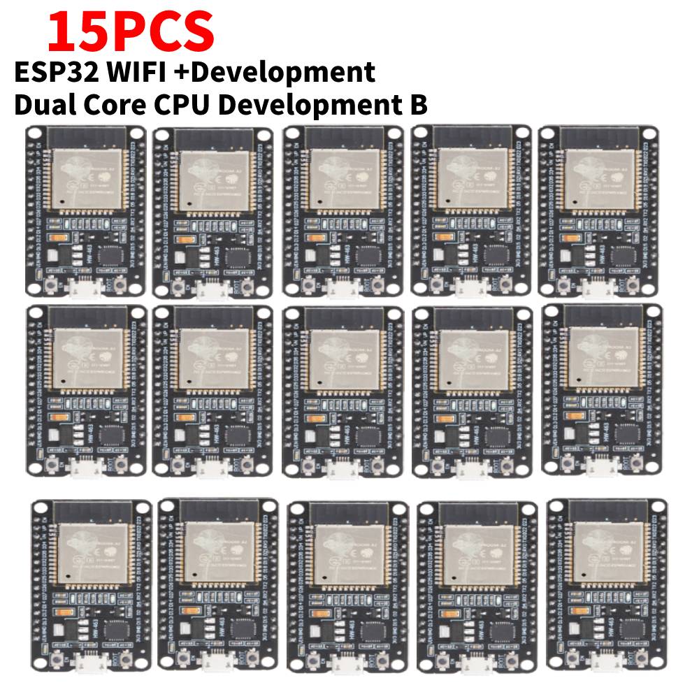 ESP32 WROOM-32 Development Board TYPE-C Micro USB WiFi+Bluetooth Ultra-Low Power Consumption SPI Flash 32Mbits Wireless Module