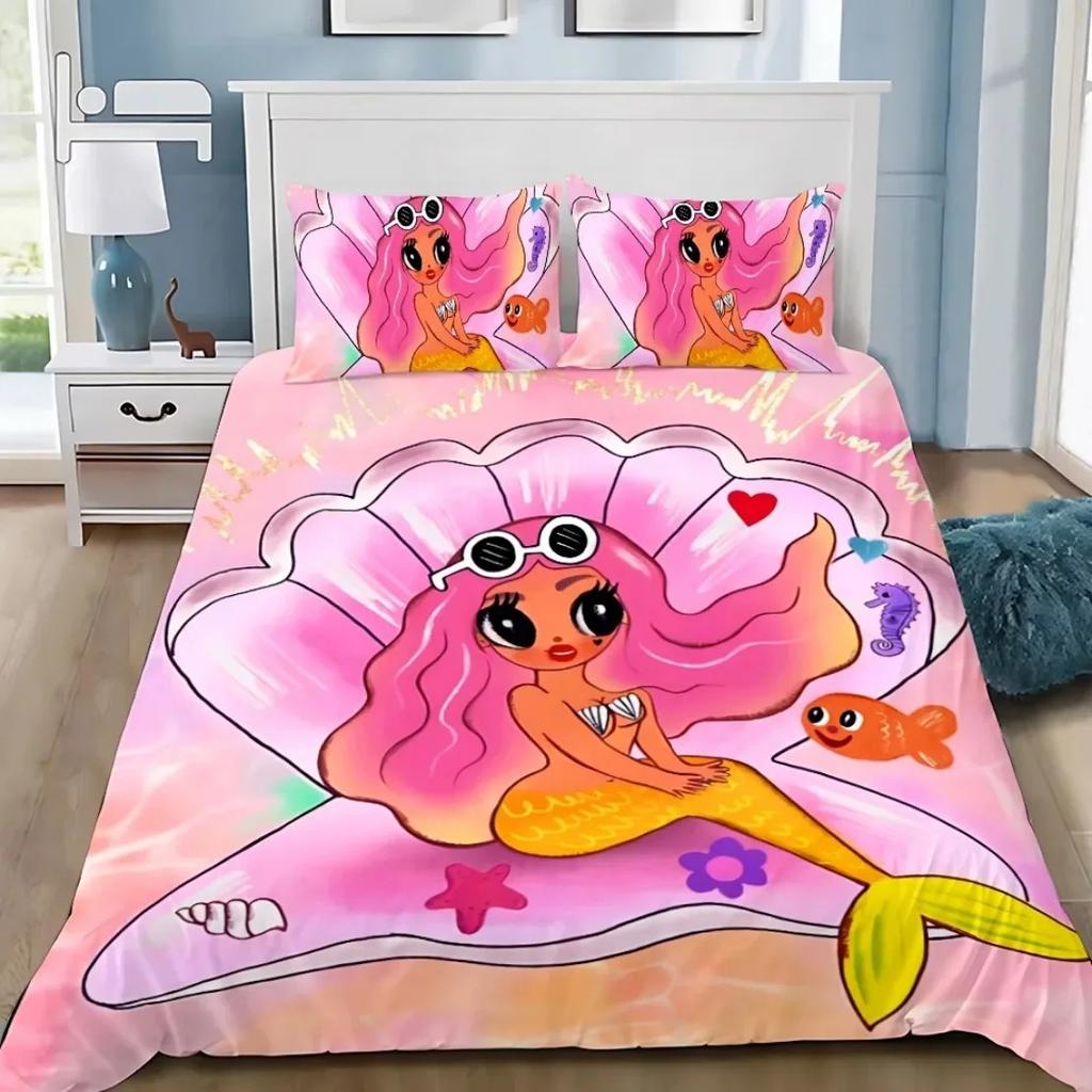 Sexy Karol G Bettbezug Kissenbezug Neues Album Manana Bettwäsche-Set Sänger Ganzjahres-Bettdecke Teenager Einzelbett Doppelbett Queen King