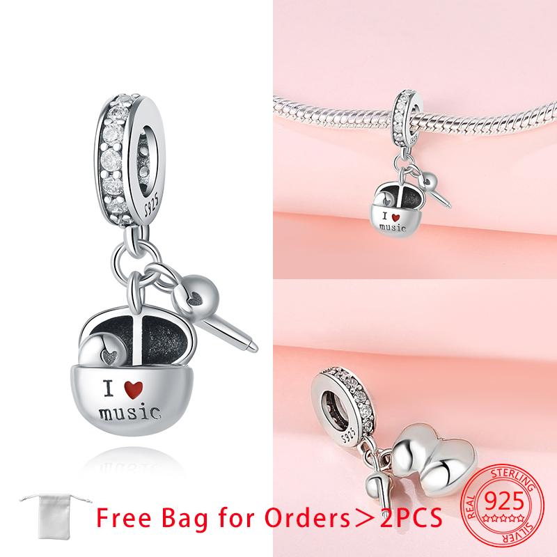 Daily Necessities Mug Game Machine Sound Car Donuts Bead Charms Copper Charm Bead Charms Pendant Compatible With Authentic Bracelets Making Jewellery