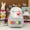 Schoolbag Japanese Ins Junior High School Student Schoolbag Simple and Versatile Cute Girl College Style Mini Lightweight Backpack