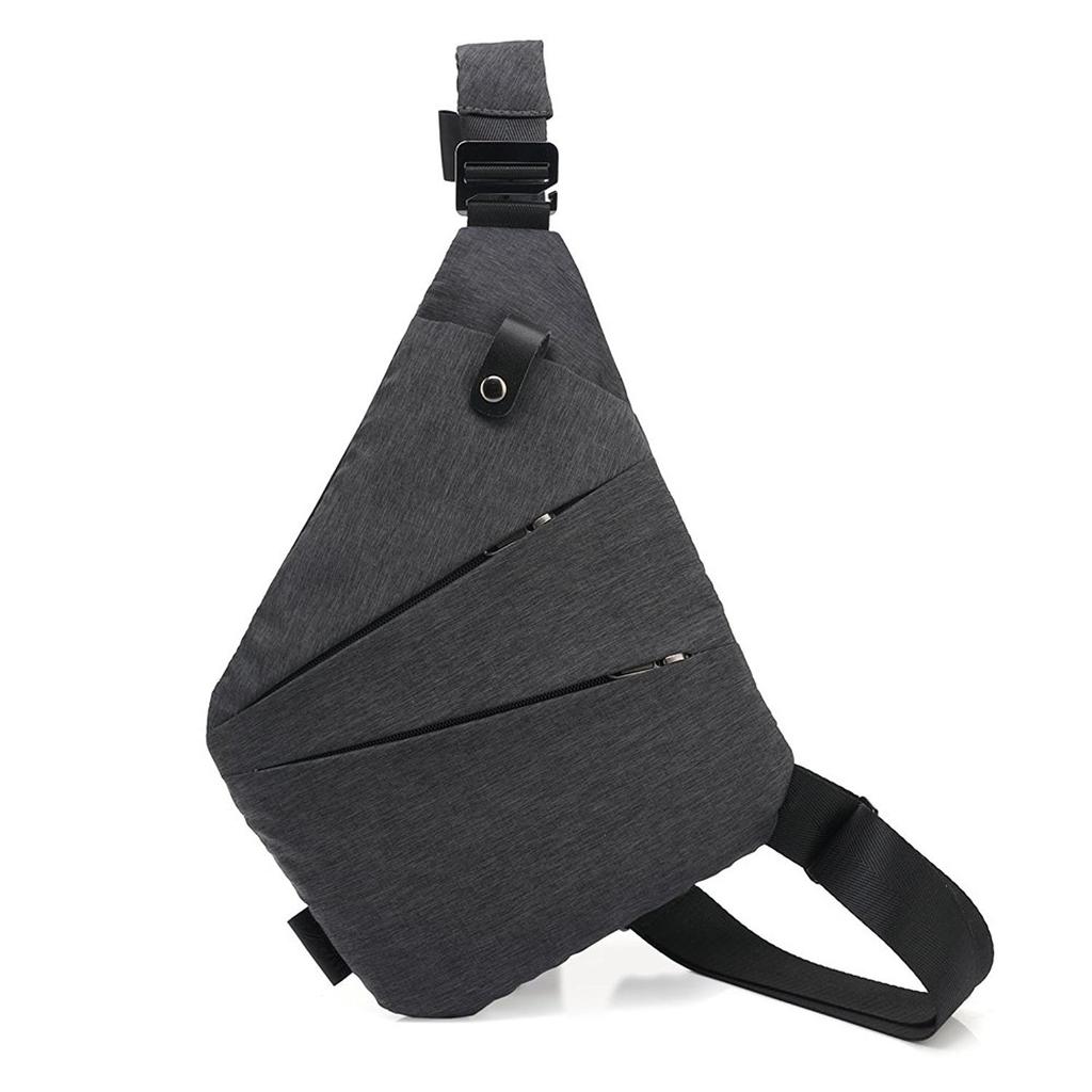 Vankii TM Men's Chest Bag, Crossbody, Storage, Leisure, Sports, Slim, Comfortable, Carrying, Left or Right Shoulder Style