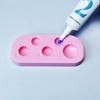 1 Peça Paleta Retangular de Silicone Bandeja de 5 Funções Para Lifting de Cílios e Coloração Lamination de Sobrancelhas Almofadas para Permanente de Cílios Ferramenta de Maquiagem
