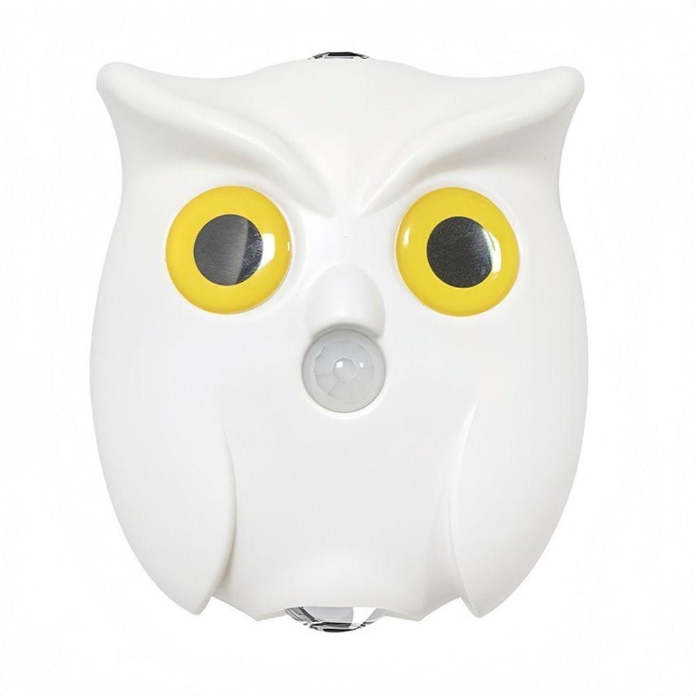 Rechargeable Smart Sensor Night Light Color Wall Lamp Intelligent Charging Owl Table Lamp Magnetic Base Adjustable Brightness