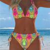 Sexy Zweiteiliges Bikini-Set, Sommer Damen Strand Badeanzug Bademode Dessous