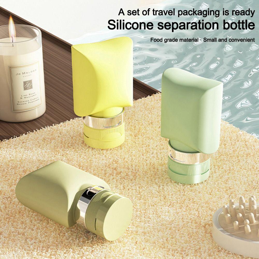 Leak Proof Refillable Bottle 74ML Lotion Shampoo Bottle Reusable Travel Bottle Travel Use