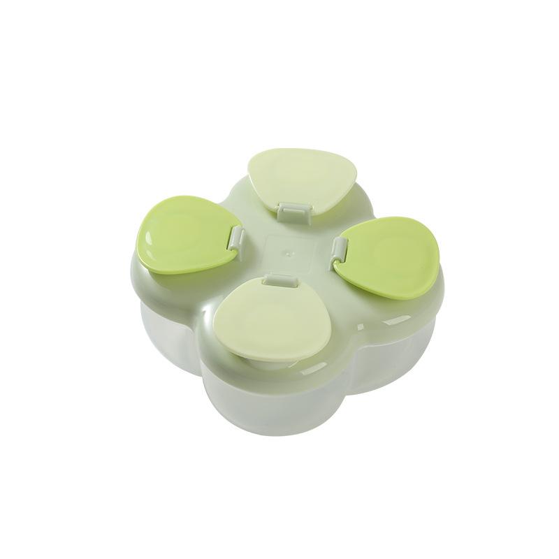 

Компактная банка для детской смеси с вращающейся крышкой и герметичным дизайном для путешествий, спортзала, офиса. Включает мерную ложку. A2