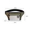 Men Waist Bag Multi-Functional Sports Waist Bags Fitness Anti-Theft Mobile Phone Waist Pack Chest Bag Close Fitting Waist Bags