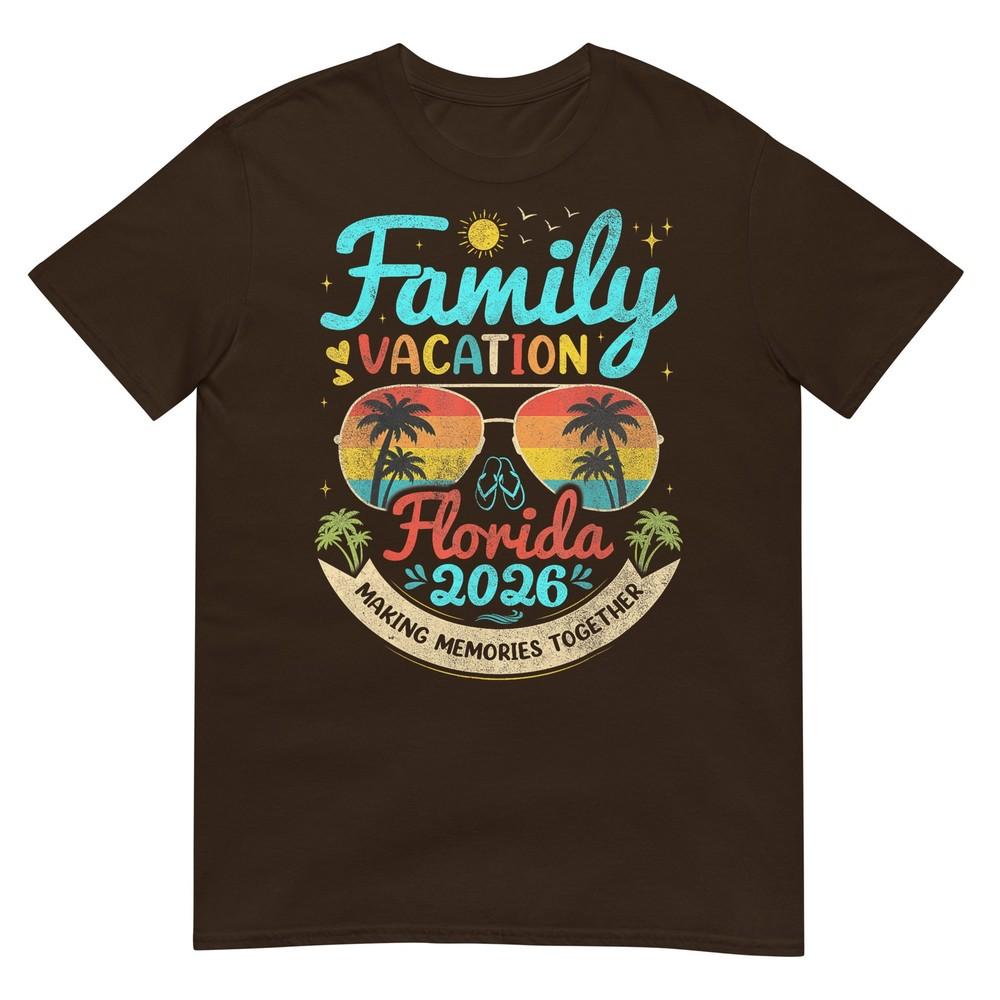 Vintage Family Vacation Florida 2026 Florida Group TShirt