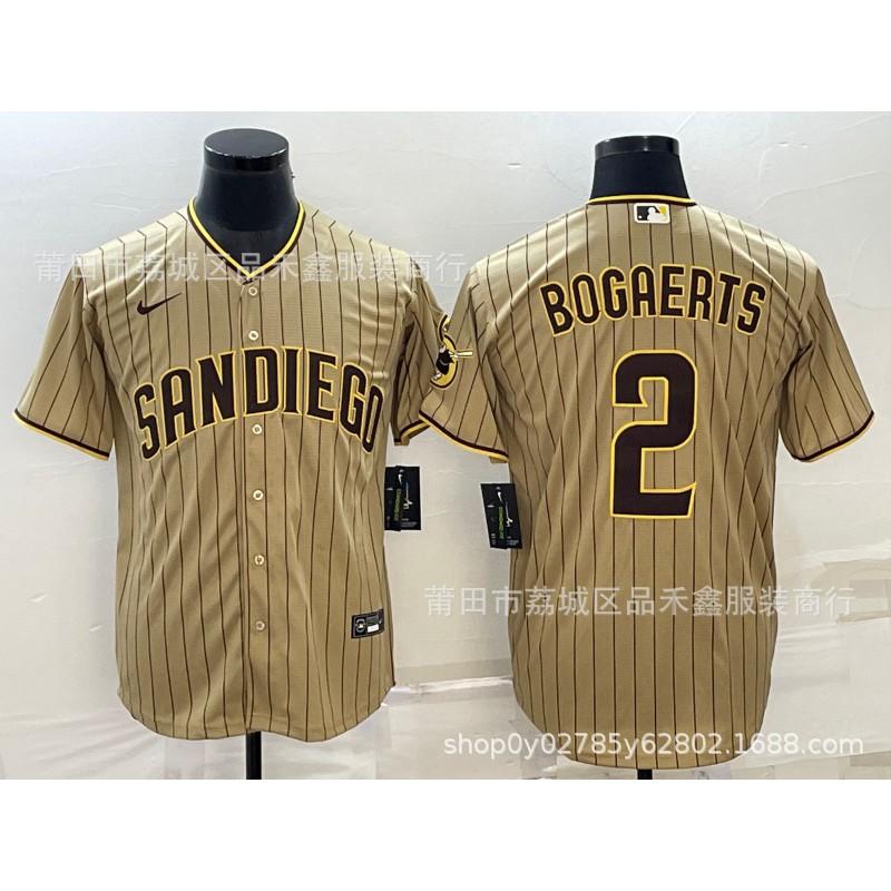 San Diego Padres Baseball Jersey 2 Bogaerts 7 Kim 9 Embroidered Cotton Sports Uniform Men Women Fall