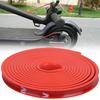 Waterproof Anti collision Rubber Protection Cover Strip for Xiaomi Electric Scooter(Red)